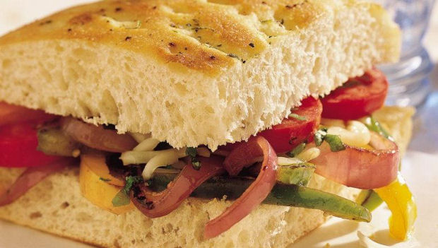 The aussie veggie sandwich